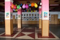 Работы воспитанников художественной школы Комрата экспонируются в фойе дома Культуры (фоторепортаж)